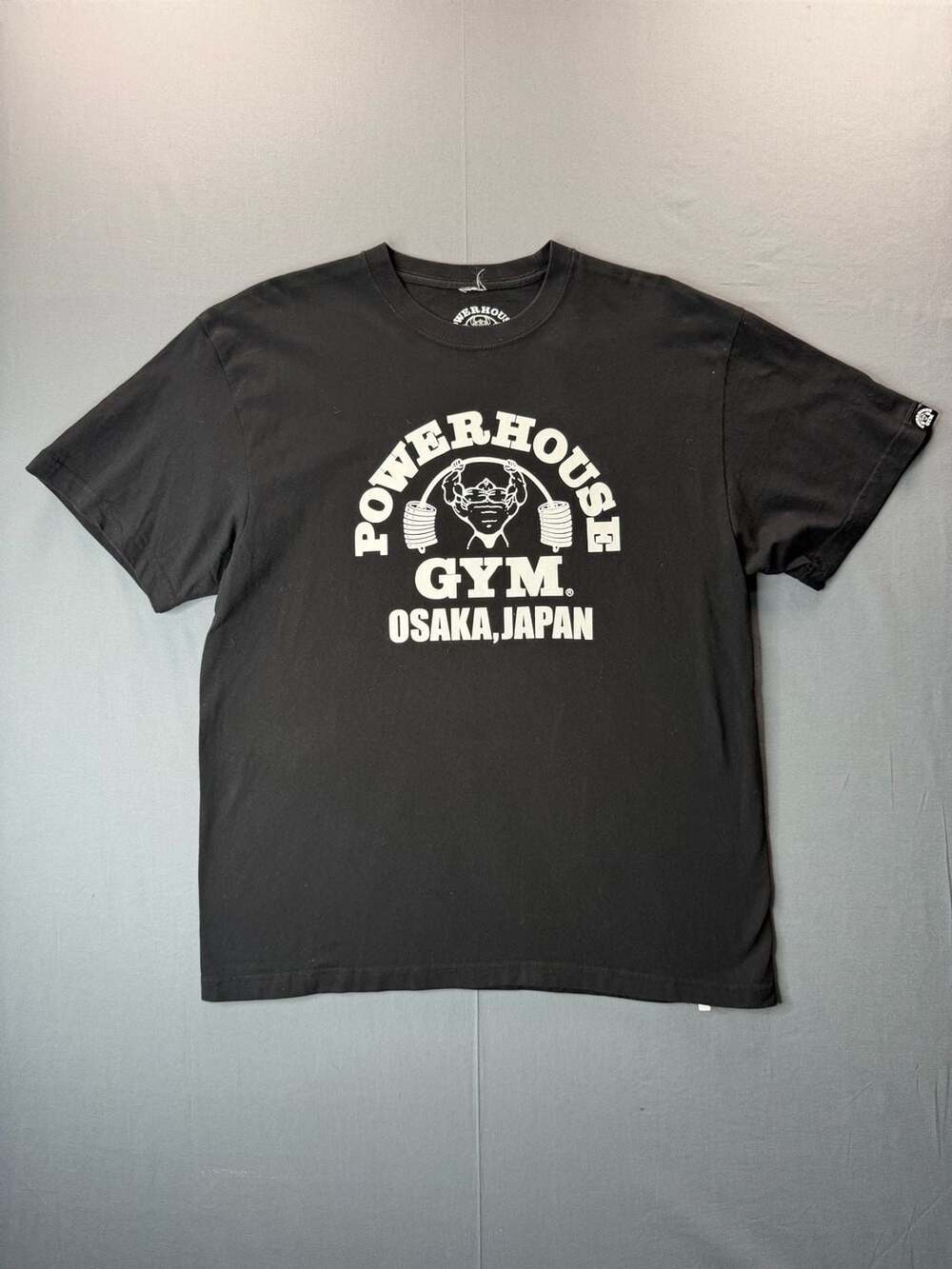 Powerhouse Gym Osaka Japan Black Graphic T-Shirt XL